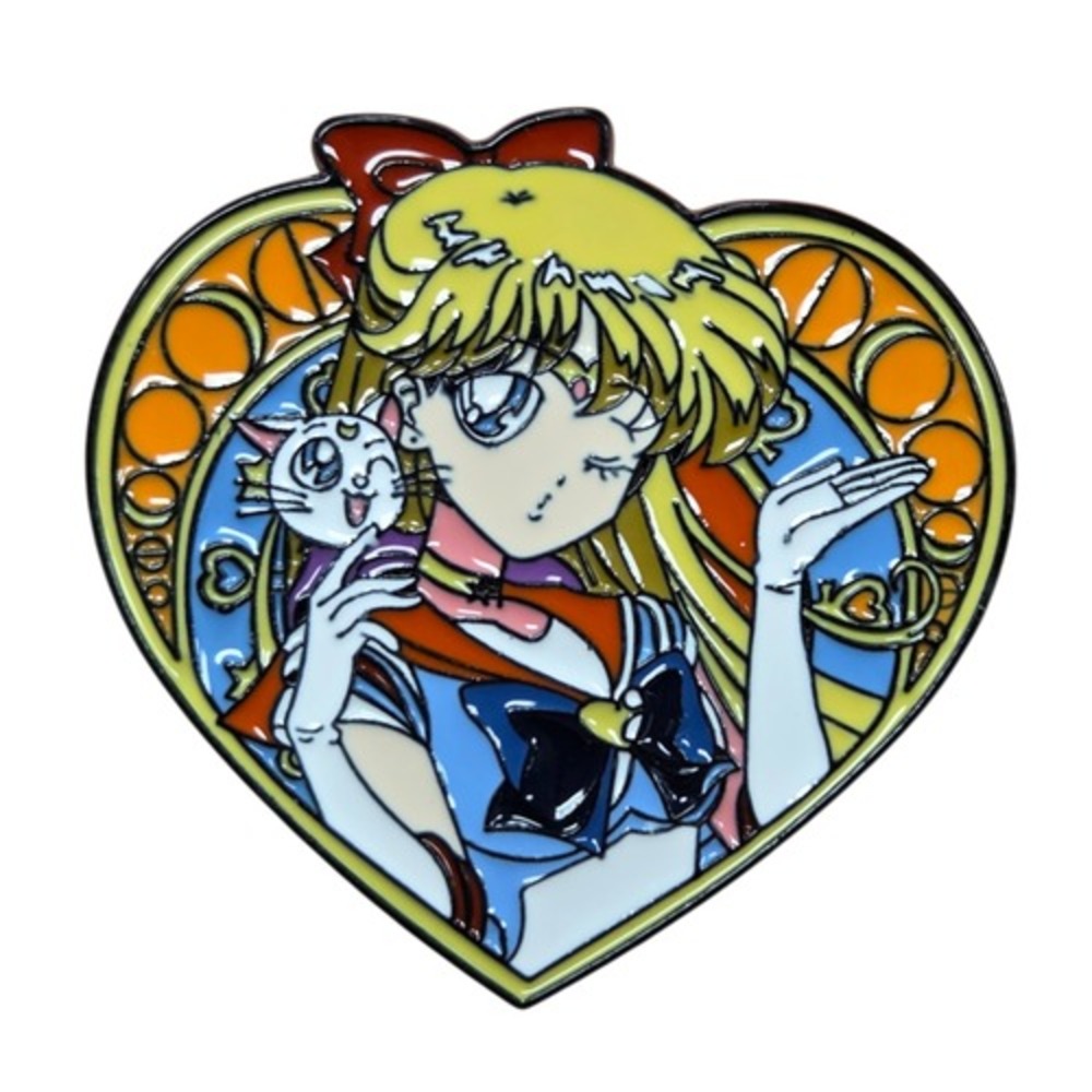 Viz Media Pretty Guardian Sailor Moon Sailor Venus Heart Character Enamel Pin